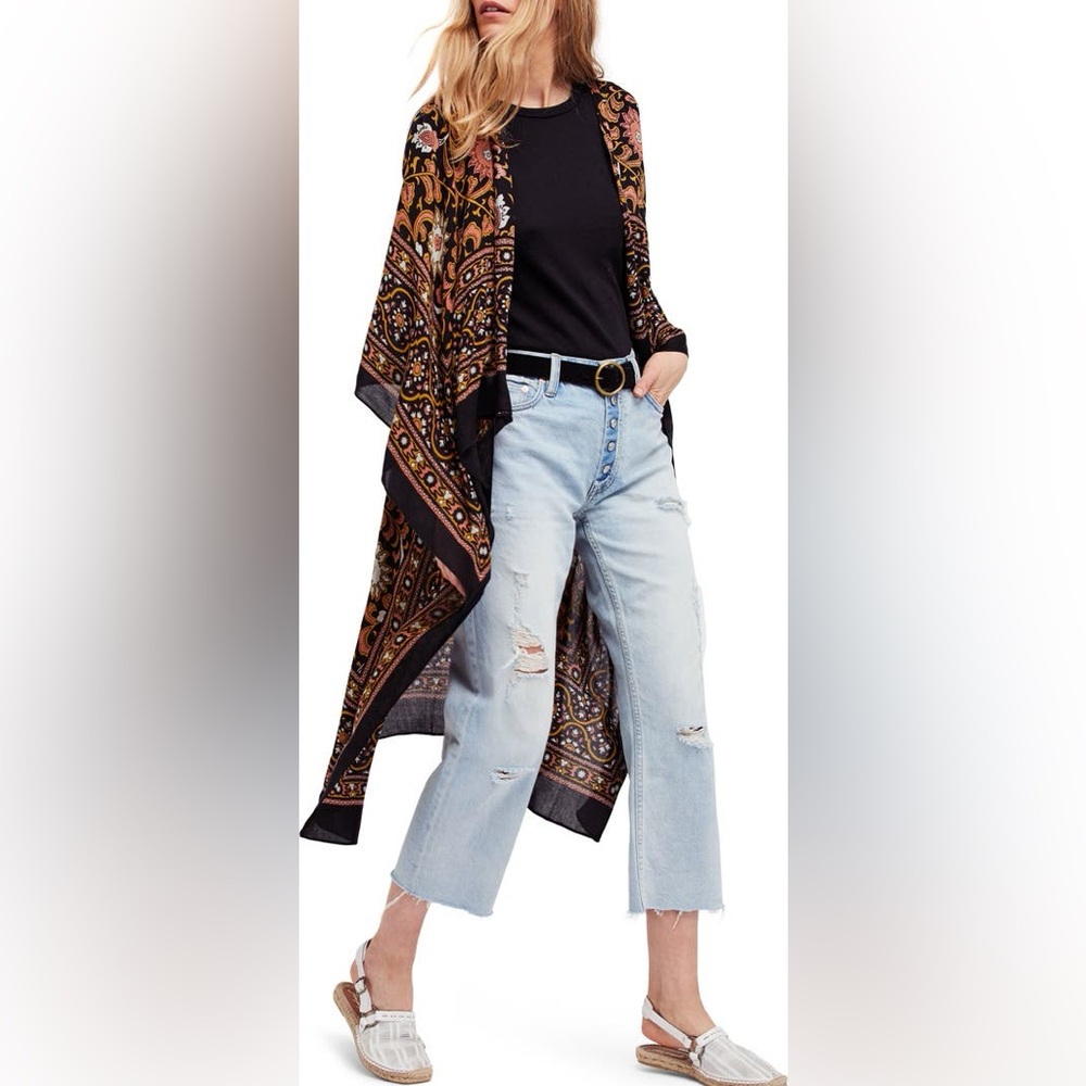 Free People Dance Border Kimono